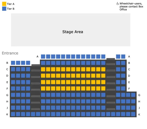 Trident Moon seating map