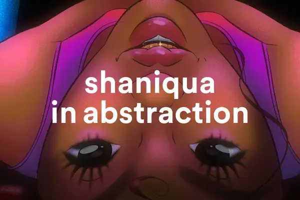 shaniqua in abstraction poster