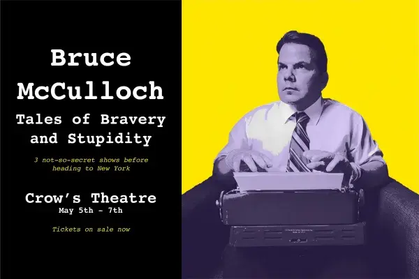 Bruce McCulloch Tales of Bravery and Stupidity poster